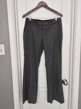 Classic Women's Gray Dress Pants - Tailored Straight Leg